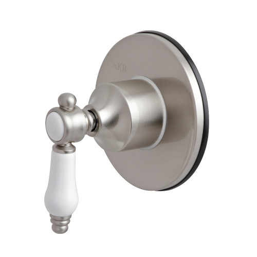 Kingston Brass KS3038BPL Bel-Air 3-Way Diverter Valve with Trim Kit, Brushed Nickel