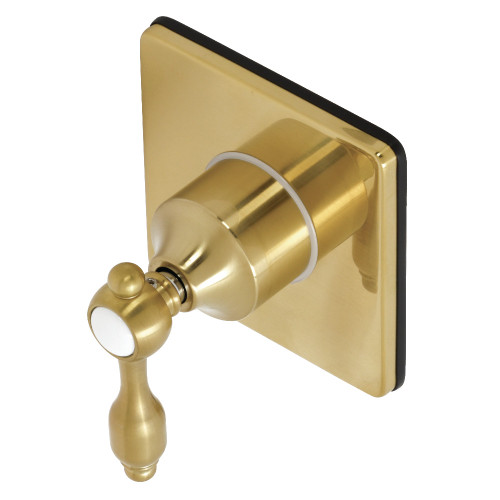 Kingston Brass KS3047TAL Tudor 3-Way Diverter Valve with Trim Kit, Brushed Brass