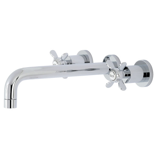 Kingston Brass KS8021BEX Essex Two-Handle Wall Mount Tub Faucet, Polished Chrome
