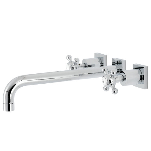 Kingston Brass KS6051BX Metropolitan Wall Mount Tub Faucet, Polished Chrome