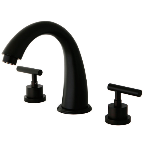 Kingston Brass KS2365CML Manhattan Roman Tub Faucet, Oil Rubbed Bronze