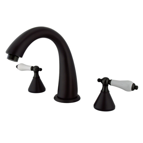 Kingston Brass KS2365PL Naples Roman Tub Faucet, Oil Rubbed Bronze