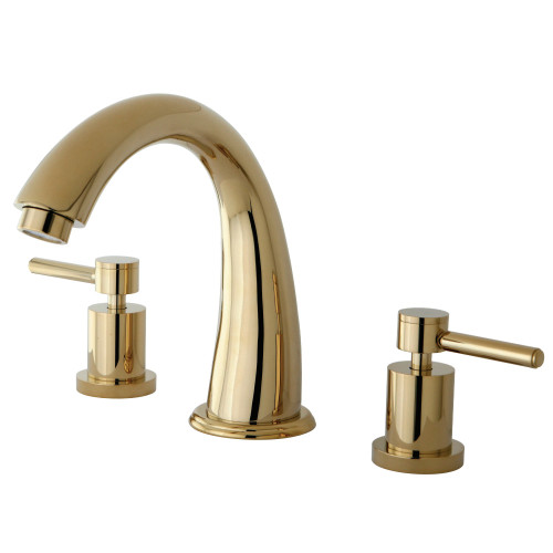 Kingston Brass KS2362DL Concord Roman Tub Faucet, Polished Brass