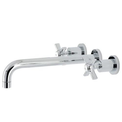 Kingston Brass KS8051ZX Millennium Wall Mount Tub Faucet, Polished Chrome