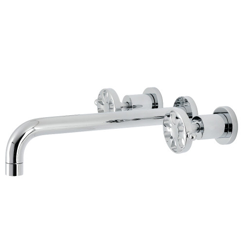 Kingston Brass KS8051RX Belknap Wall Mount Tub Faucet, Polished Chrome