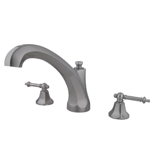 Kingston Brass KS4328TL Metropolitan Roman Tub Faucet, Brushed Nickel