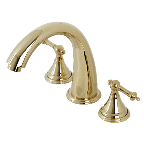 Kingston Brass KS5362TL Royale Roman Tub Faucet, Polished Brass