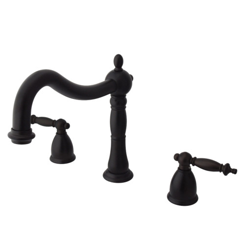 Kingston Brass KS1345TL Heritage Roman Tub Faucet, Oil Rubbed Bronze