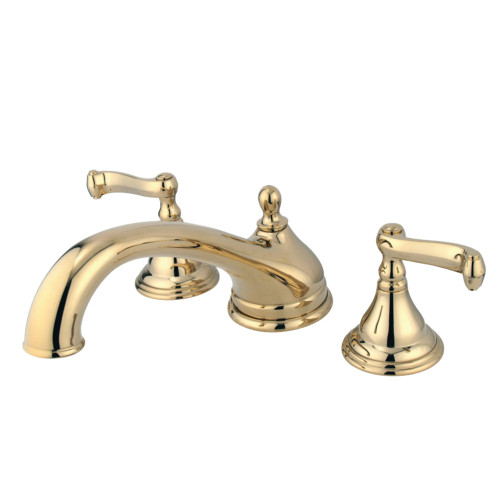 Kingston Brass KS5532FL Royale Roman Tub Faucet, Polished Brass