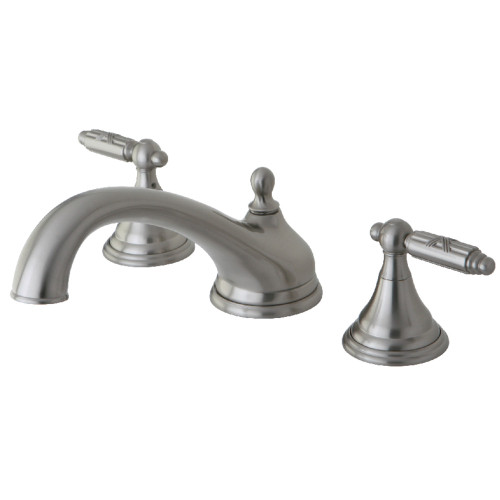 Kingston Brass KS5538GL Georgian Roman Tub Faucet, Brushed Nickel