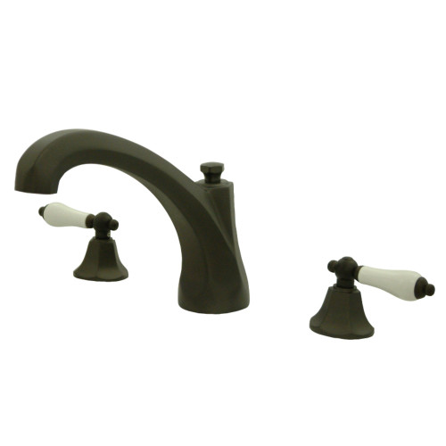 Kingston Brass KS4325PL Metropolitan Roman Tub Faucet, Oil Rubbed Bronze