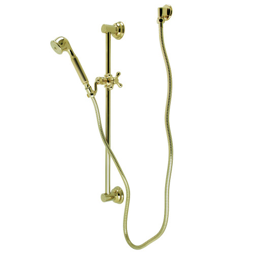 Kingston Brass  KAK3322W2 Made To Match Hand Shower Combo with Slide Bar, Polished Brass