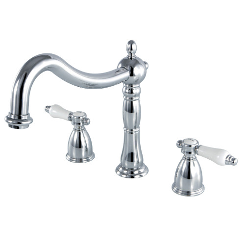 Kingston Brass KS1341BPL Bel-Air Roman Tub Faucet, Polished Chrome