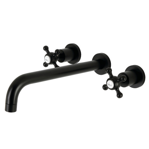 Kingston Brass KS8050BX Metropolitan Wall Mount Tub Faucet, Matte Black