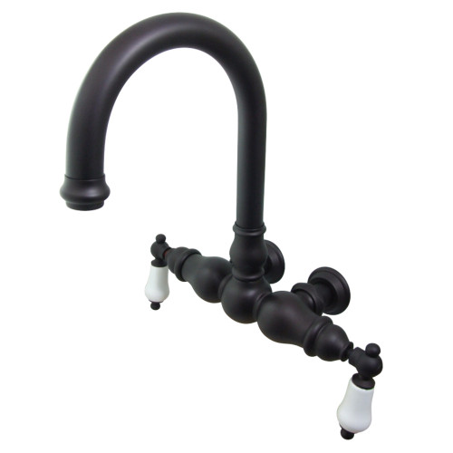 Kingston Brass CC3005T5 Vintage 3-3/8-Inch Wall Mount Tub Faucet, Oil Rubbed Bronze