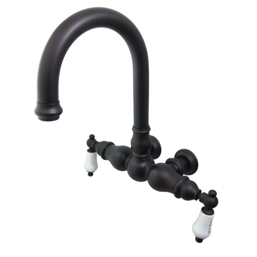 Kingston Brass CC3003T5 Vintage 3-3/8-Inch Wall Mount Tub Faucet, Oil Rubbed Bronze