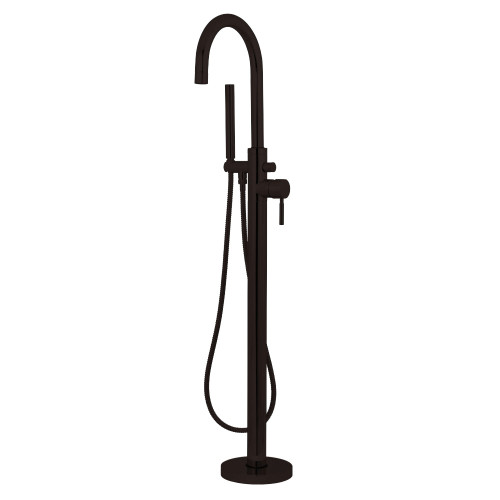 Kingston Brass KS8155DL Concord Freestanding Tub Faucet with Hand Shower, Oil Rubbed Bronze