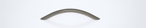 JVJ Satin Nickel 128 mm (5.04") 154 mm O/A Rounded Bow Door Pull Composition Steel - 75246