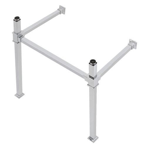 Kingston Brass VPB3328SQ1 Monarch 28-Inch Stainless Steel Console Sink Legs, Polished Chrome