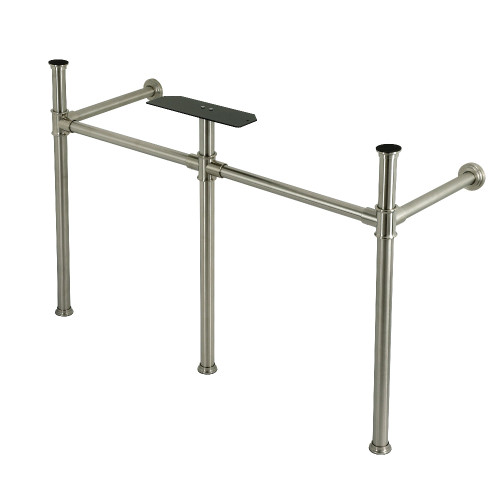 Kingston Brass Fauceture VPBT14888 Imperial Stainless Steel Console Sink Legs, Brushed Nickel - 41 x 18 1/4 inches