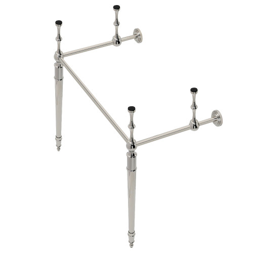 Kingston Brass VPB33286 Edwardian Brass Console Sink Legs, Polished Nickel - 28 x 18 15/16 inches