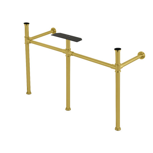 Kingston Brass Fauceture VPBT14887 Imperial Stainless Steel Console Sink Legs, Brushed Brass - 41 x 18 1/4 inches