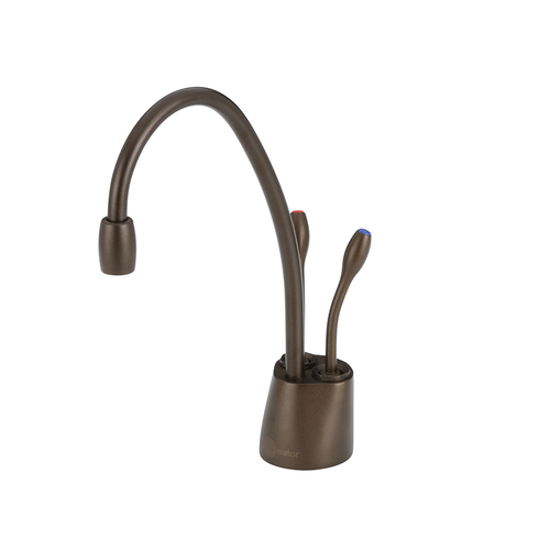 Insinkerator Indulge Contemporary Instant Hot and Cold Water Dispenser Faucet (F-HC1100MB), Mocha Bronze - 44252E
