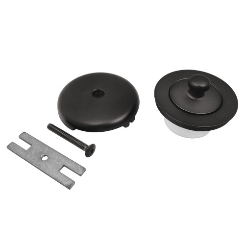 Kingston Brass DLT5301A0 Lift & Turn Tub Drain Kit, Matte Black