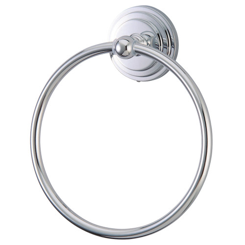 Kingston Brass BA2714C Milano Towel Ring, Polished Chrome