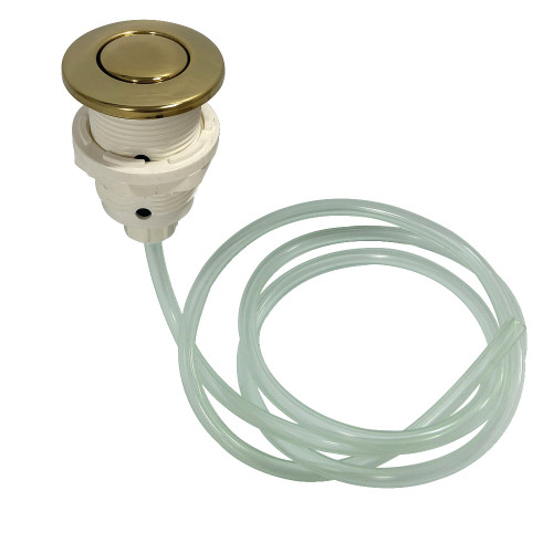 Kingston Brass KA312 Gourmetier Disposal Air Switch Button, Polished Brass