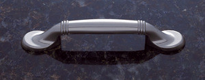 JVJ 66446 Satin Nickel 3" Footed Door Pull
