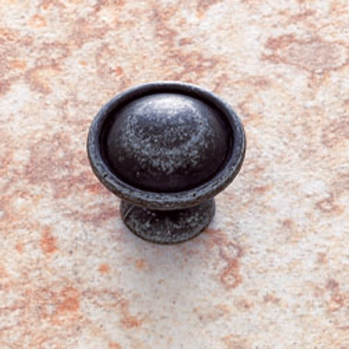 JVJ 69722 Iron Finish Door Knob 1 1/4"