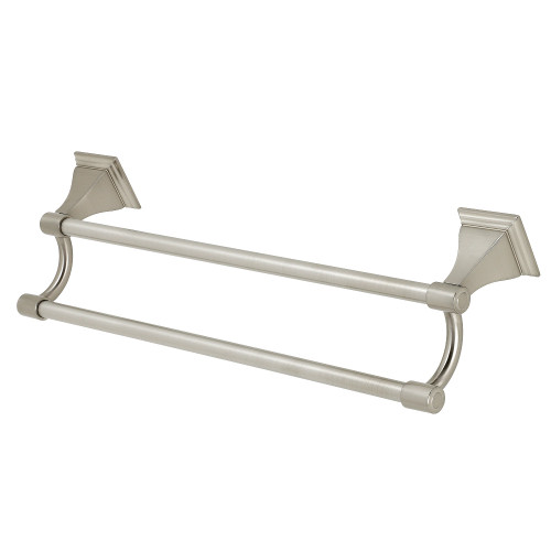 Kingston Brass BAH612318BN Monarch 18 Inch Dual Towel Bar, Brushed Nickel