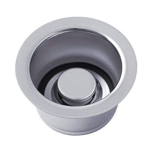 Kingston Brass BS2001 Extended Waste Disposer Flange & Stopper - Polished Chrome