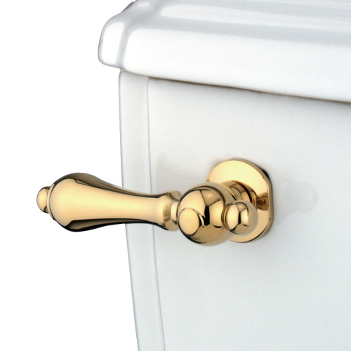 Kingston Brass KTAL32 Restoration Toilet Tank Lever (Front Mount), Polished Brass