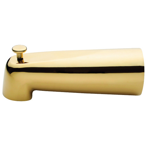 Kingston Brass K1089A2 7-Inch Diverter Tub Spout, Polished Brass