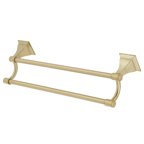 Kingston Brass BAH612318BB Monarch 18-Inch Dual Towel Bar, Brushed Brass