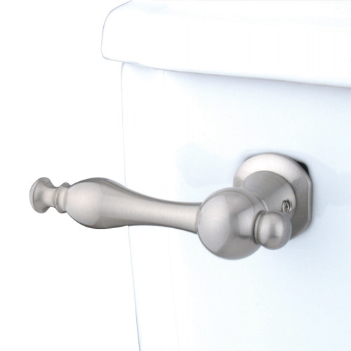 Kingston Brass KTNL8 Naples Front Mount Toilet Tank Lever, Brushed Nickel