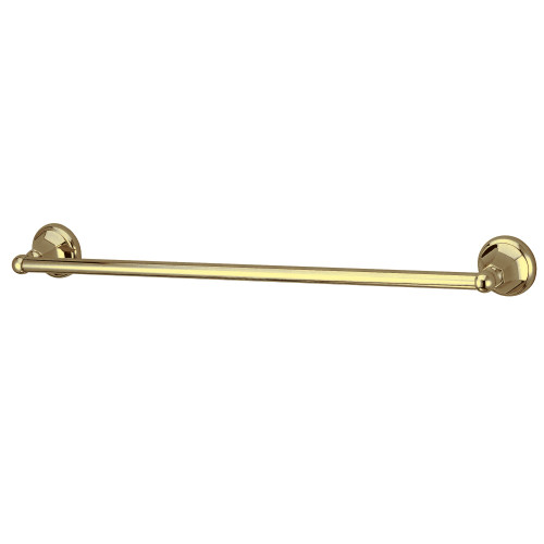 Kingston Brass BA4811PB Metropolitan 24" Towel Bar, Polished Brass