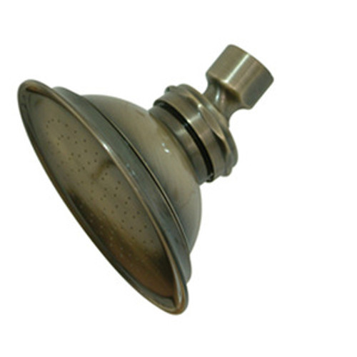 Kingston Brass P10AB 4-7/8" Diameter & 91 Water Jets Brass Shower Head - Vintage Brass