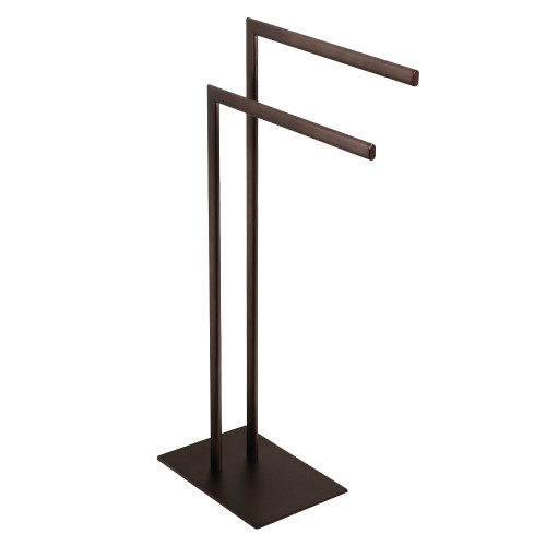 Kingston Brass SCC3095 Edenscape Freestanding Pedestal Dual Towel Rack, Oil Rubbed Bronze