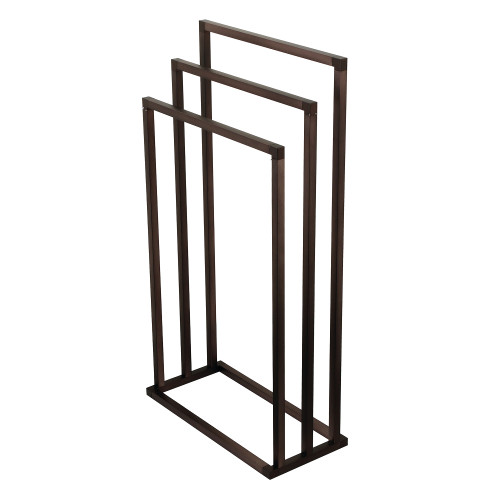 Kingston Brass SCC8335 Edenscape Freestanding 3-Tier Towel Rack, Oil Rubbed Bronze