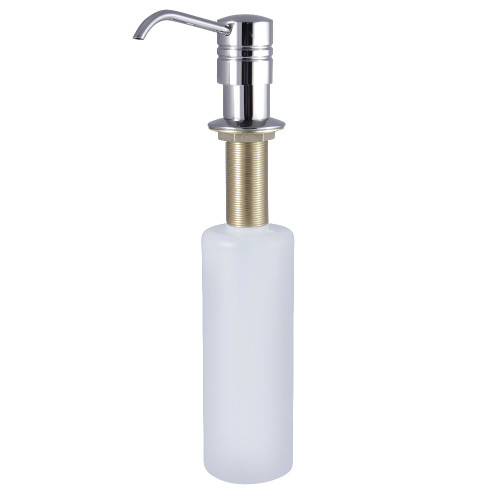 Kingston Brass SD2616 Straight Nozzle Metal Soap Dispenser, Polished Nickel