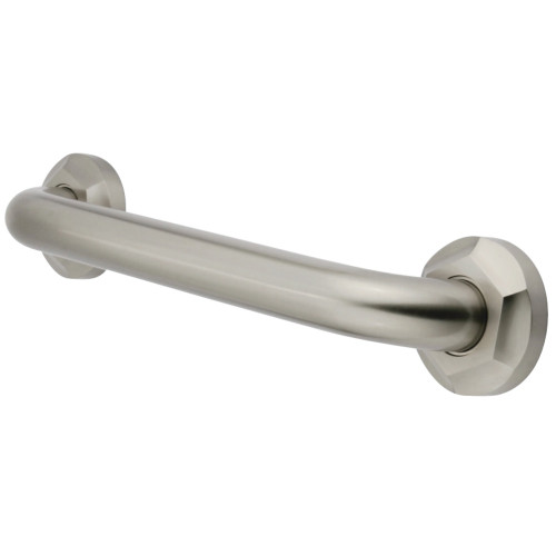 Kingston Brass DR714168 Metropolitan 16" Grab Bar, 1-1/4" Diameter, Brushed Nickel