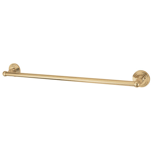 Kingston Brass BA2711PB Milano 24" Towel Bar, Polished Brass