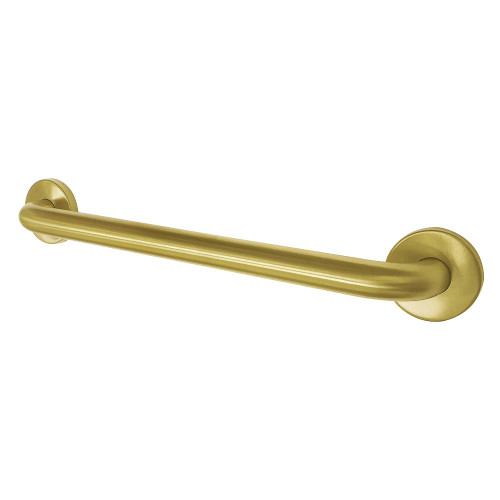 Kingston Brass DR114187 Americana 18" Grab Bar, 1-1/4" Diameter, Brushed Brass