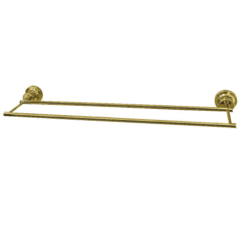 Kingston Brass BAH821330PB Concord 30-Inch Double Towel Bar, Polished Brass