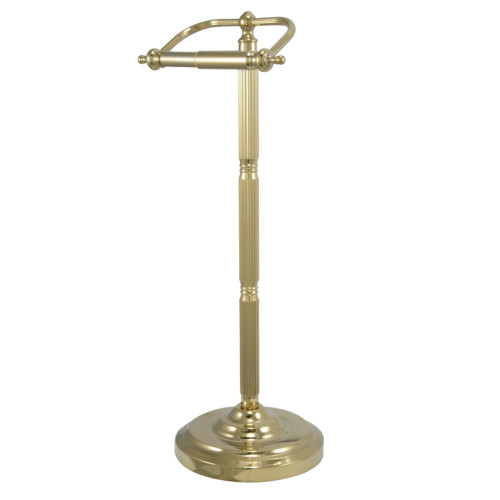 Kingston Brass CC2102 Georgian Freestanding Toilet Paper Holder, Polished Brass