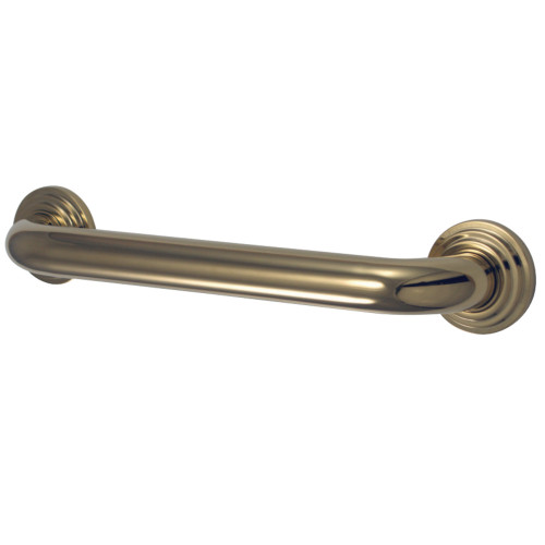 Kingston Brass DR214242 Milano 24-Inch X 1-1/4-Inch OD Grab Bar, Polished Brass