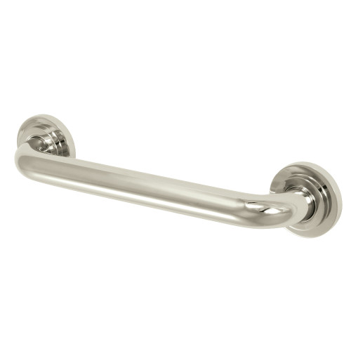 Kingston Brass DR414126 Manhattan 12-Inch Decorative 1-1/4-Inch OD Grab Bar, Polished Nickel